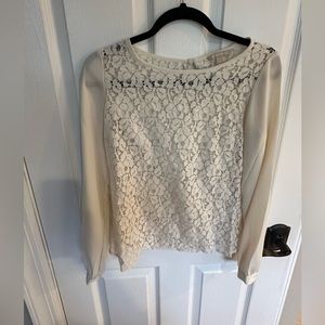 Cream Banana Republic Top XS
